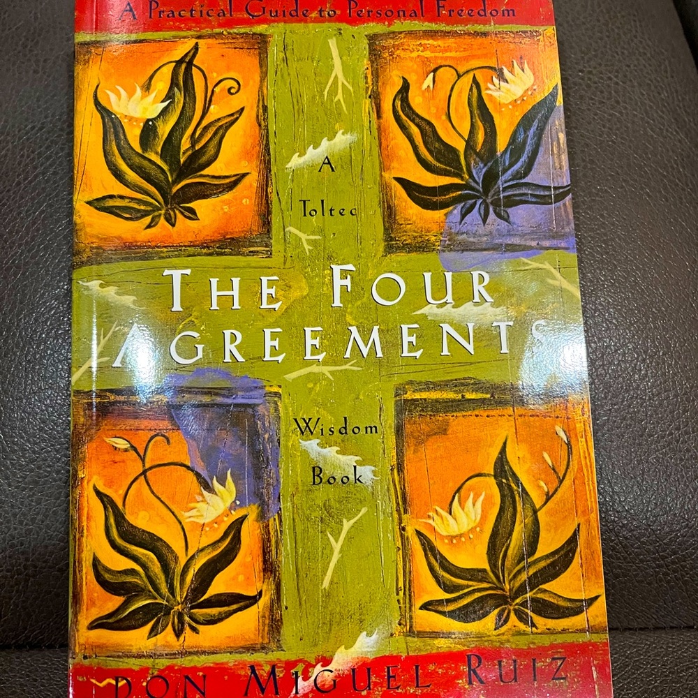 The four agreements a wisdom book.. NEW
